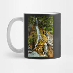 The Apa Spanzurata waterfall in the Latoritei gorge Mug